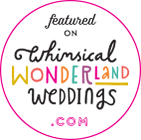 logo whimsical wonderland weddings