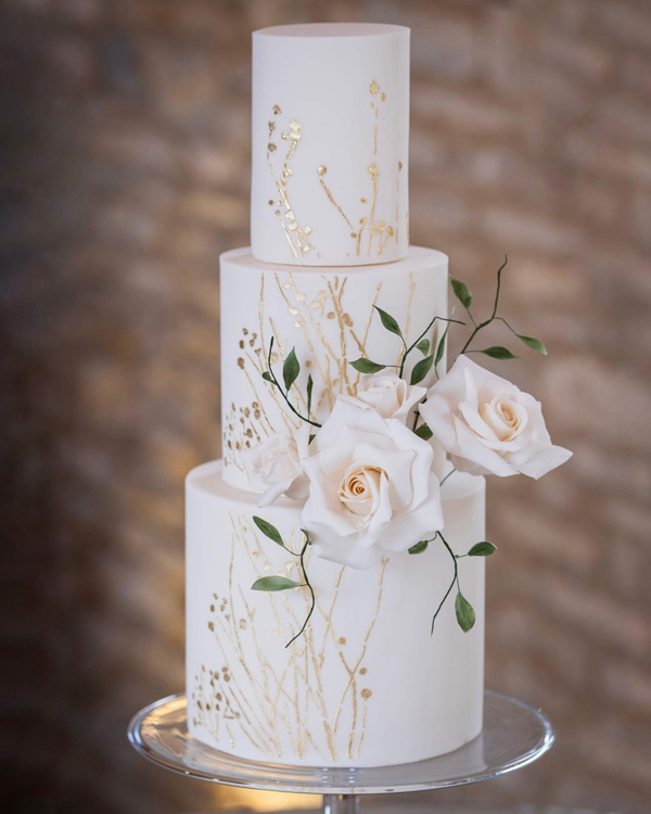 modern minimalism wedding cakes